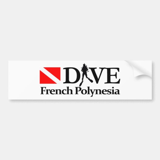 French Polynesia DV4 Bumpersticker (Voorkant)