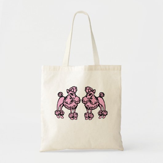 French Poodles Canvas tas (Voorkant)