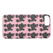French Poodles iPhone 7 hoesje (Achterkant (Horizontaal))