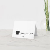 French Press Coffee Verjaardag Kaart (Achterkant)