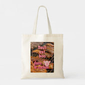 French proverb about pigs tote bag (Achterkant)