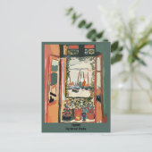 French Quarter Balcony & Wine, Fig Street Studio Briefkaart (Staand voorkant)