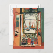 French Quarter Balcony & Wine, Fig Street Studio Briefkaart (Voorkant / Achterkant)