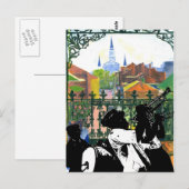 French Quarter Balkon, Fig Street Studio Briefkaart (Voorkant / Achterkant)