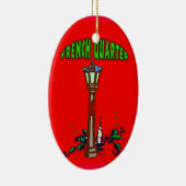 French Quarter Christmas Keramisch Ornament (Rechts)