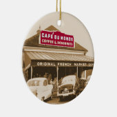 French Quarter Coffee Stand 1950 Keramisch Ornament (Rechts)