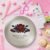 French Quarter Goth Antique Gold Wedding   Papieren Bordje (Feest)