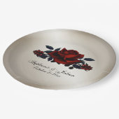 French Quarter Goth Antique Gold Wedding   Papieren Bordje (Gekanteld)