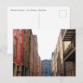 French Quarters Alley Briefkaart (Voorkant / Achterkant)