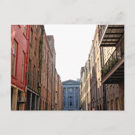 French Quarters Alley Briefkaart (Voorkant)