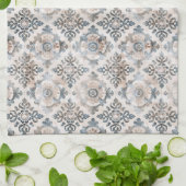 French Retro Floral Tile Kitchen Towels Theedoek (Gevouwen)