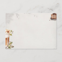 French Roast Basic Blank Recept Kaart