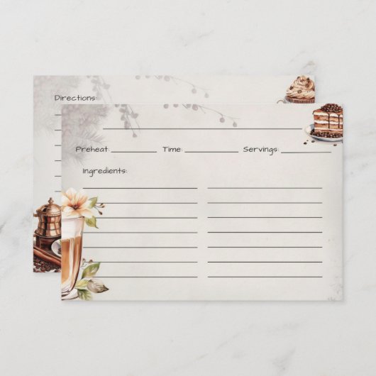 French Roast Basic Recept Kaart (Voorkant / Achterkant)