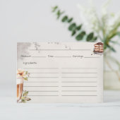 French Roast Basic Recept Kaart (Staand voorkant)