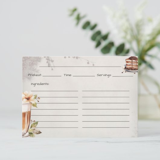 French Roast Basic Recept Kaart (Staand voorkant)