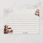 French Roast Basic Recept Kaart (Achterkant)