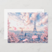 French Sakura Briefkaart (Voorkant / Achterkant)
