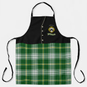 French Shield & Tartan Gepersonaliseerde Kilt Schort (Voorkant)