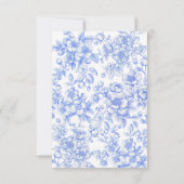 French Something Blue Floral Bewaar de datum (Achterkant)
