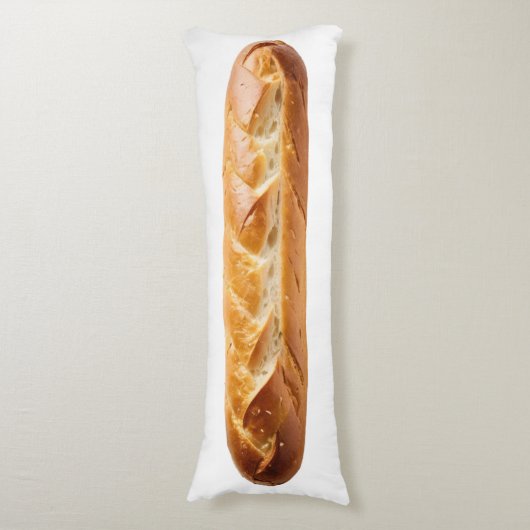 French Stick Brood Baguette gepersonaliseerd Lichaamskussen (Voorkant Verticaal)