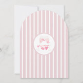 French Stripes Prosecco Primrose Petal Shower Kaart (Achterkant)