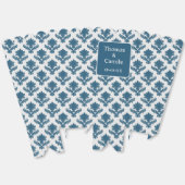 French Tapestry Blue and White Bedankdoosjes (Ongevouwen)