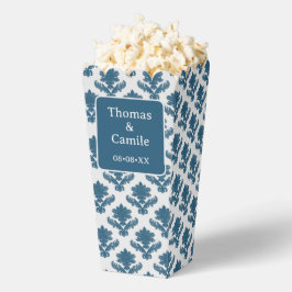 French Tapestry Blue and White Bedankdoosjes