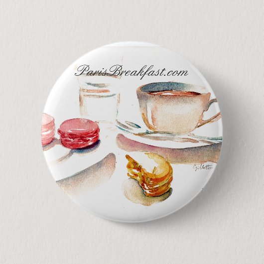 FRENCH TEA RONDE BUTTON 5,7 CM (Voorkant)