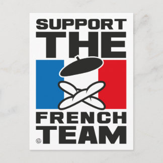 FRENCH TEAM BRIEFKAART