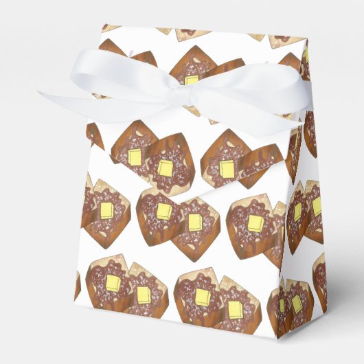 French Toast Butter en Syrup Diner Breakfast Food Bedankdoosjes (Voorkant Zijde)