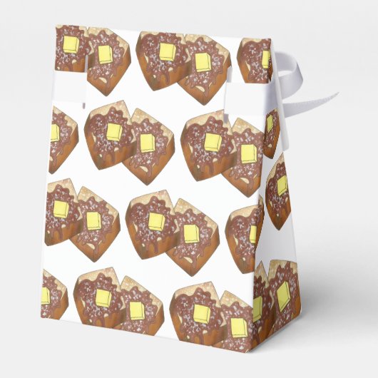 French Toast Butter en Syrup Diner Breakfast Food Bedankdoosjes (Achterkant)