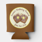 French Toast Butter en Syrup Diner Breakfast Food Blikjeskoeler (Achterkant)