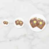 French Toast Butter en Syrup Diner Breakfast Food Confetti (Voorkanten)