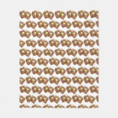 French Toast Butter en Syrup Diner Breakfast Food Fleece Deken (Voorkant)