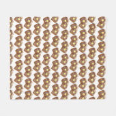 French Toast Butter en Syrup Diner Breakfast Food Fleece Deken (Voorkant (Horizontaal))