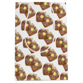 French Toast Butter en Syrup Diner Breakfast Food Medium Cadeauzakje (Voorkant)