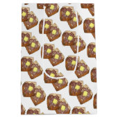 French Toast Butter en Syrup Diner Breakfast Food Medium Cadeauzakje (Achterkant)