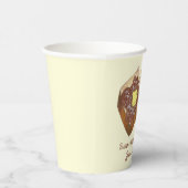 French Toast Butter en Syrup Diner Breakfast Food Papieren Bekers (Rechts)