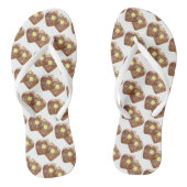 French Toast Butter en Syrup Diner Breakfast Food Teenslippers (Voetbed)