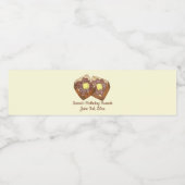 French Toast Butter en Syrup Diner Breakfast Food Waterfles Etiket (Enkel label)