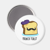 French Toast Funny Bread Pun Magneet (Voorkant / Achterkant)