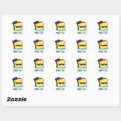 French Toast Funny Bread Pun Ronde Sticker (Vel)