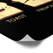 French Toast Funny Pun Novelty  Poster (Hoek)