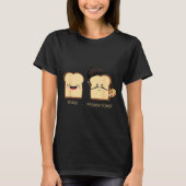 French Toast Funny Pun Novelty  T-shirt (Voorkant)