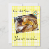 French Toast - Uitnodiging voor een op maat gemaak (Voorkant)