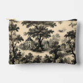 French Toile - Black Design on Cream Etui (Voorkant)