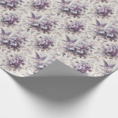 French Toile Fleurie Birds Cadeaupapier (Hoek)