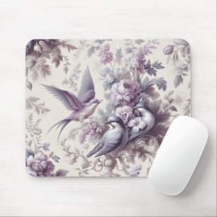 French Toile Fleurie Birds Muismat