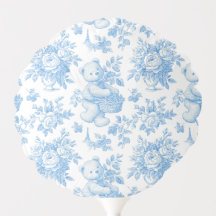 French Toile Floral Beer