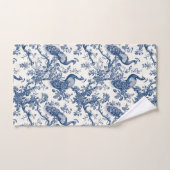 French Toile Peacock Pattern Bad Handdoek (Handdoek)